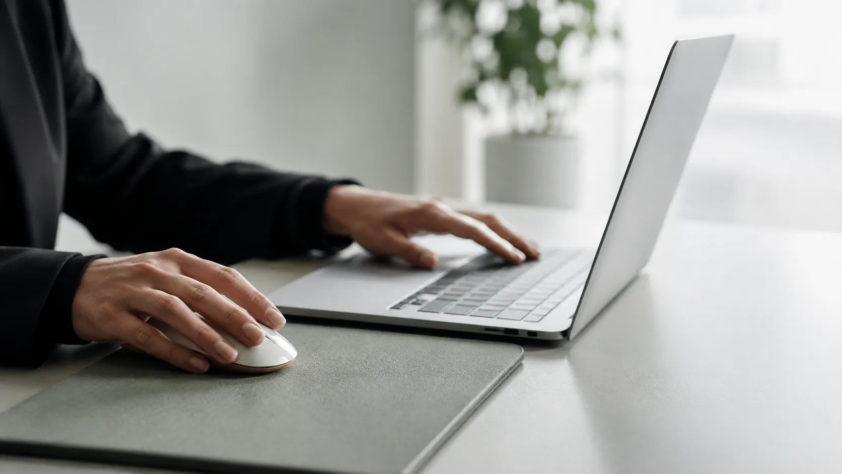 Digitale Zusammenarbeit am Rechner mit Schlenger Steuerberater in Mainz